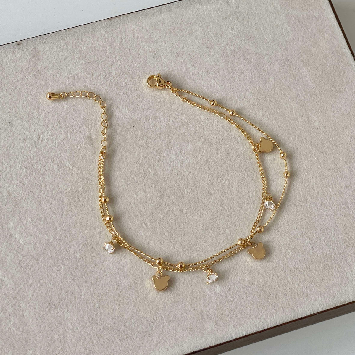 Darling Bear Charm Bracelet