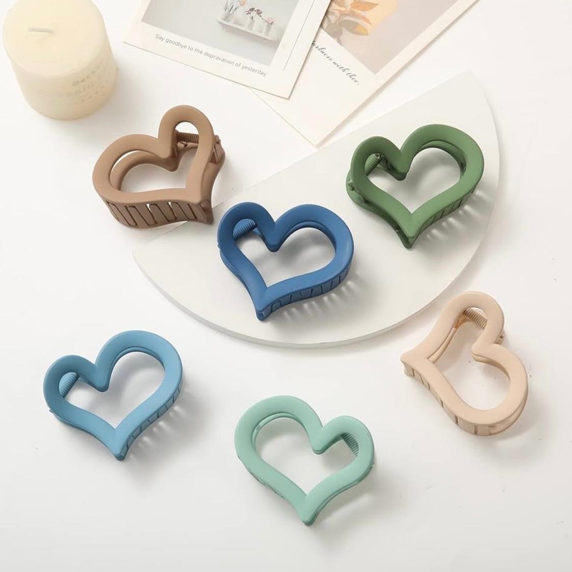 Heart Claw Clip
