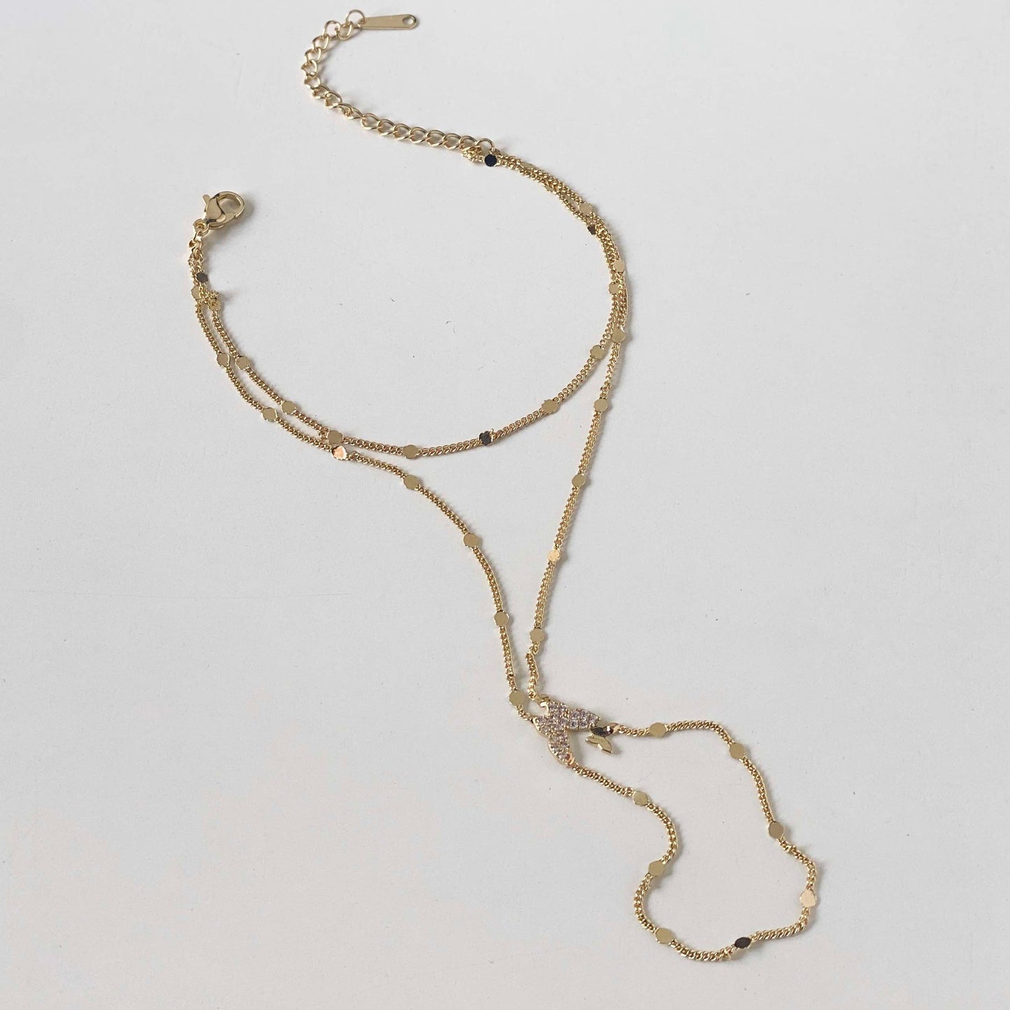 Butterfly Bling Hand Chain