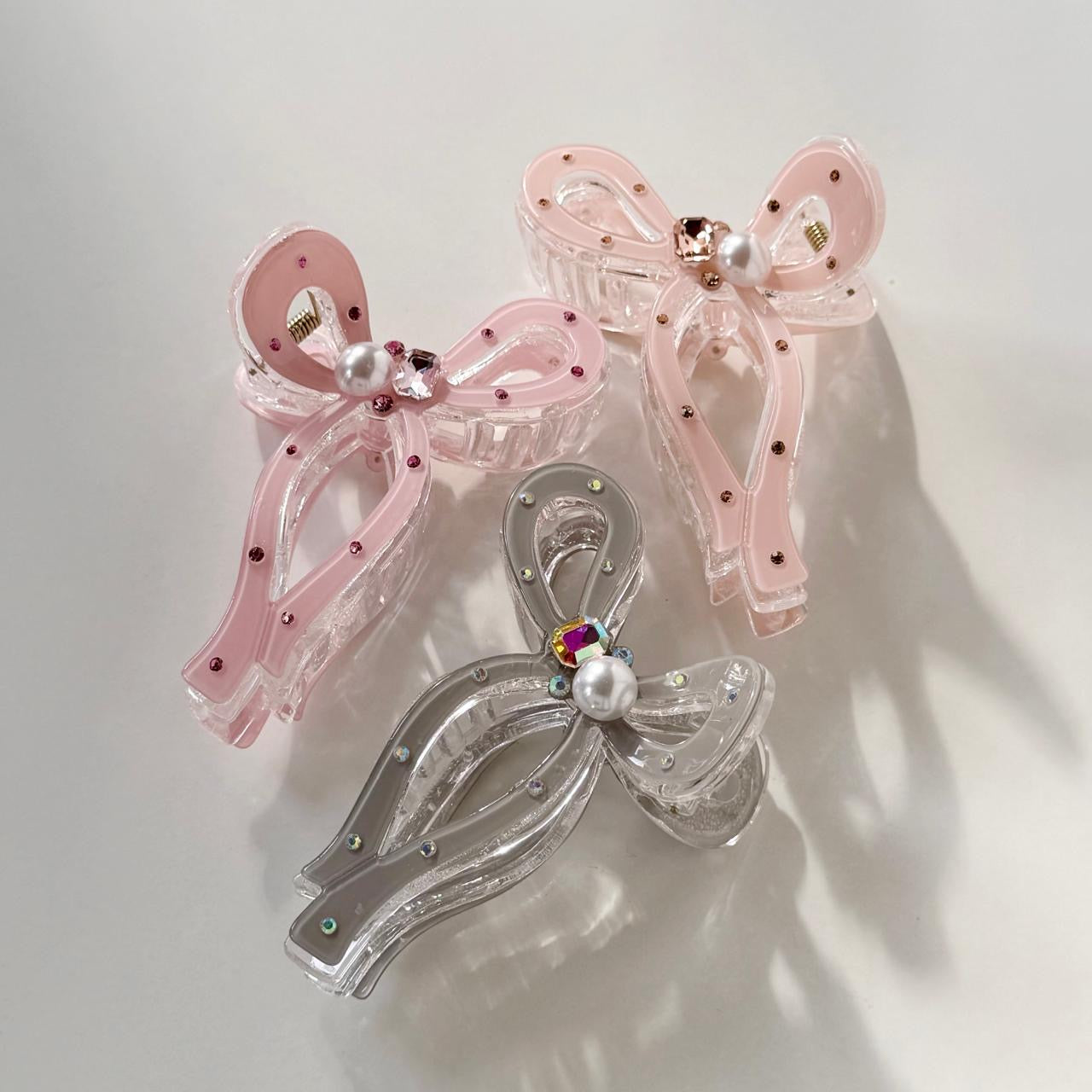 Princess Bow Claw Clip