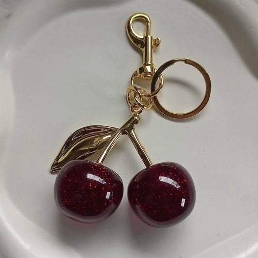 Cherry Bag Charm X Keychain