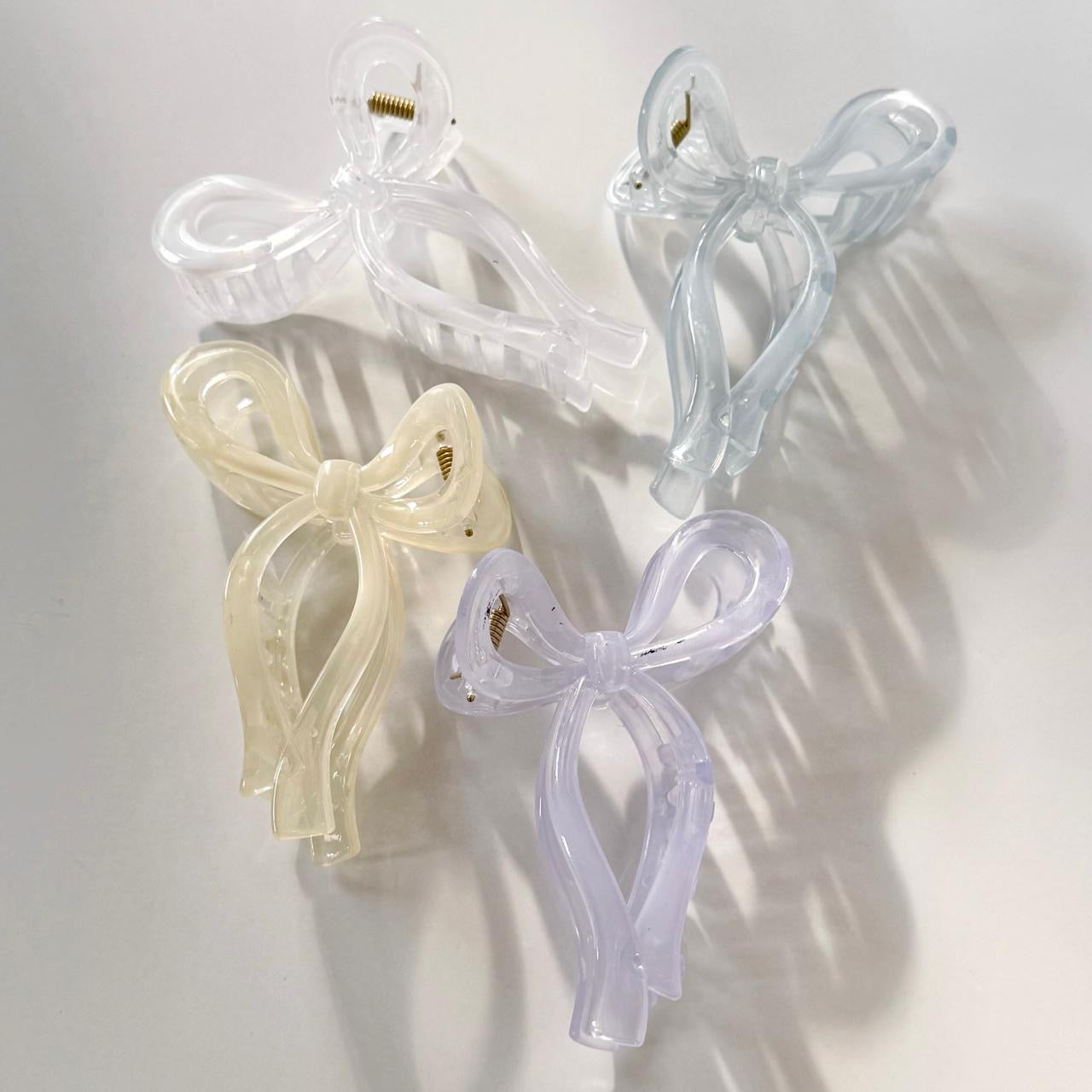 Pastel Bow Claw Clip