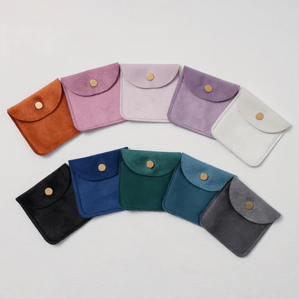 Luxury Velvet Pouch -Purple