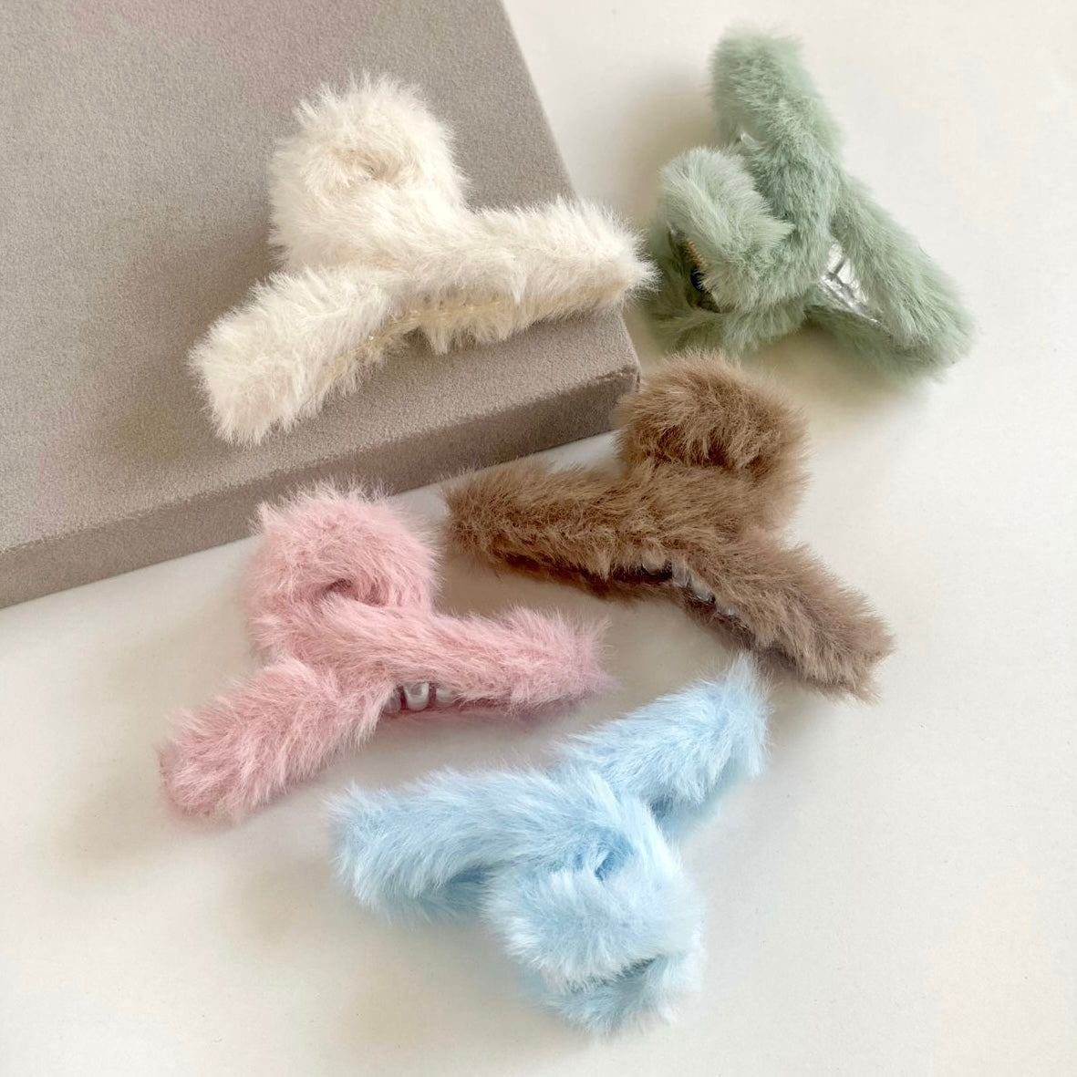 Fuzzy Claw Clip