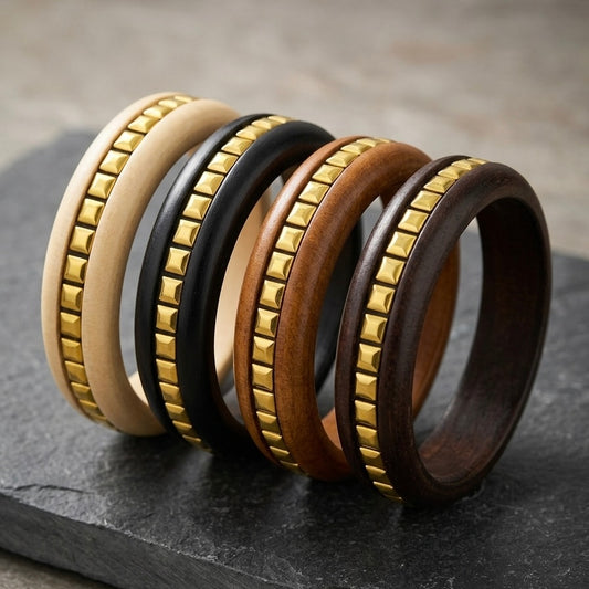 Retro Wood Bangle