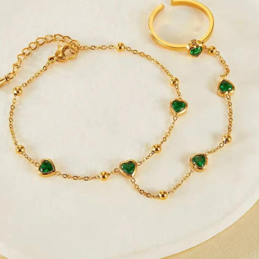 Hearts Hand Chain