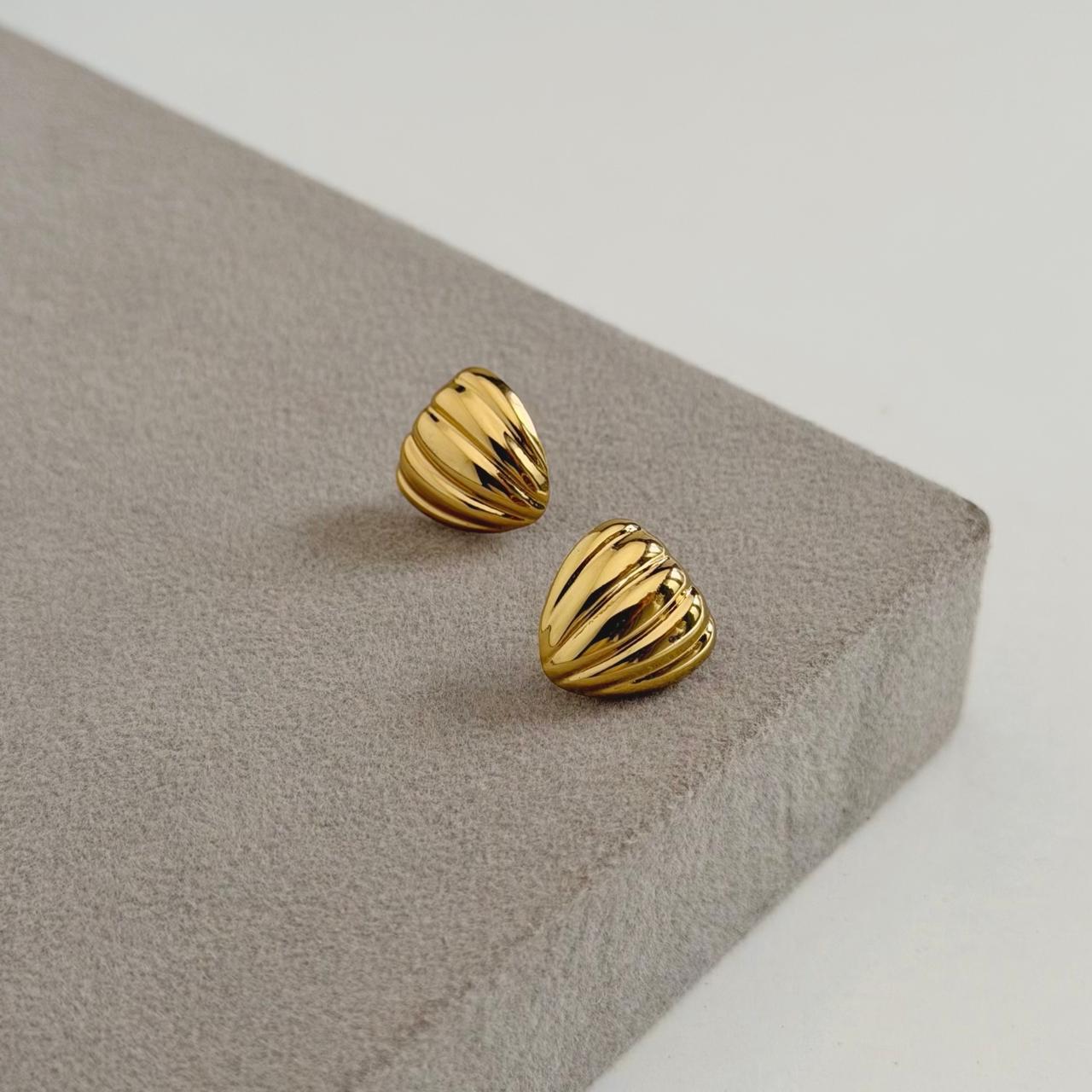 Gold Shell Studs