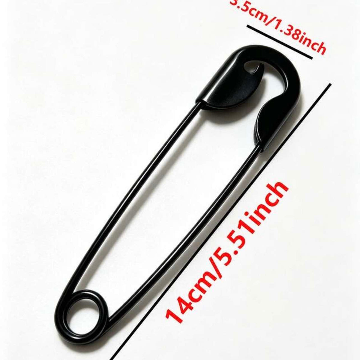 Big Safety Pin Hair Barrette