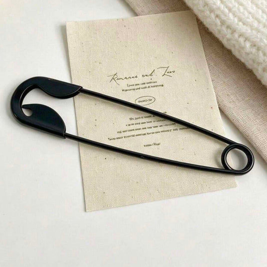 Big Safety Pin Hair Barrette