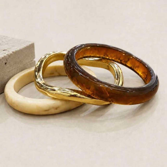 Acrylic Resin Bangle Stack