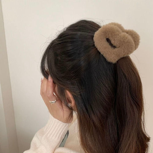 Fuzzy Claw Clip