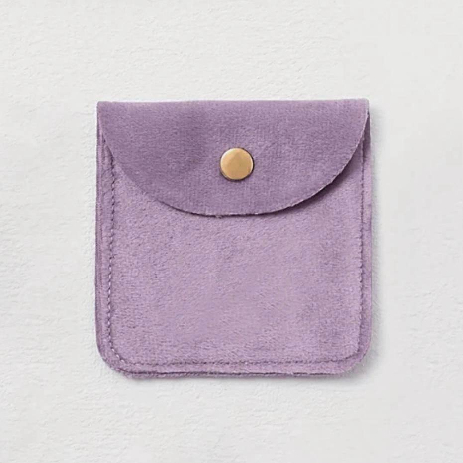Luxury Velvet Pouch -Purple