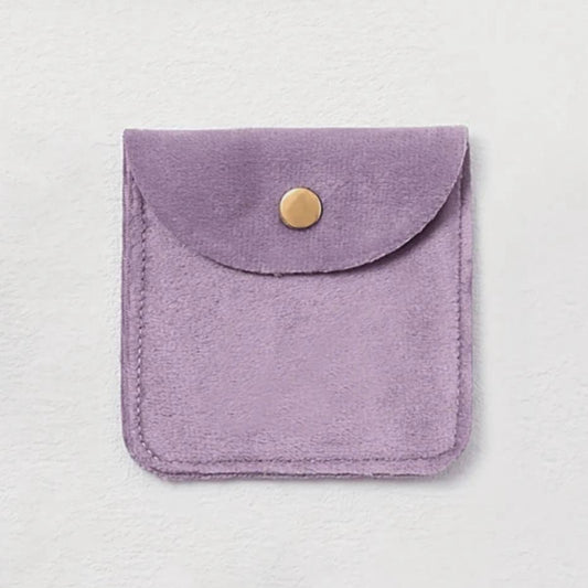 Luxury Velvet Pouch -Purple
