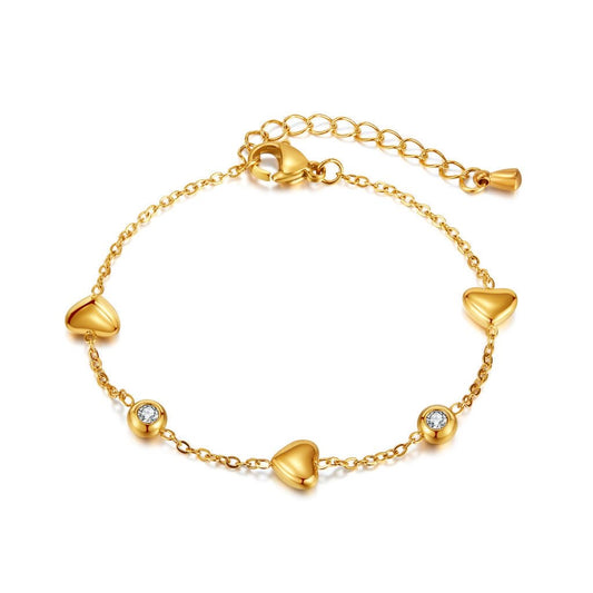 Hearts Bling Bracelet