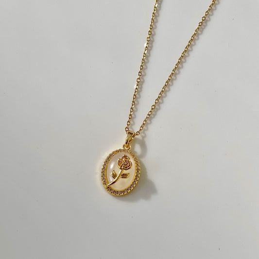 Ivory Rose Pendant