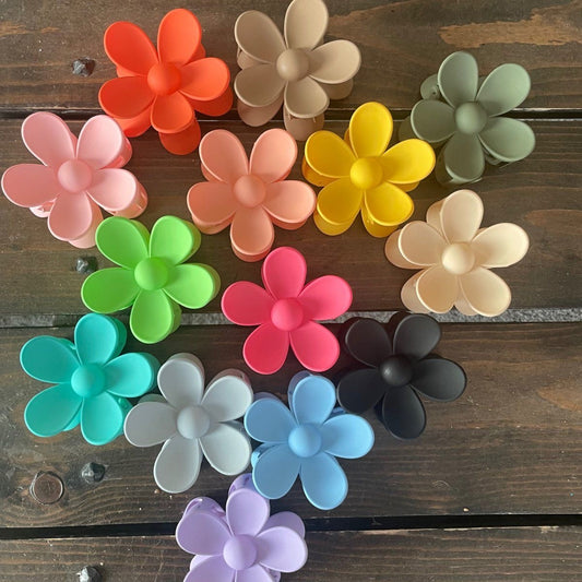 Flower Claw Clip