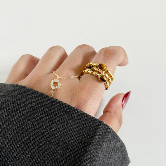 Tuscany Amber Ring
