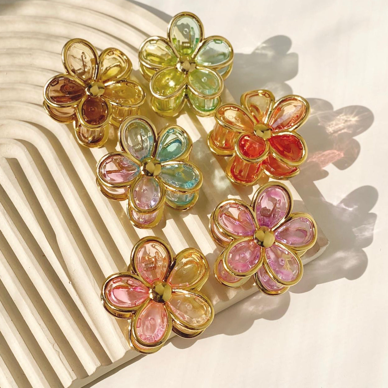 Flower Claw Clip