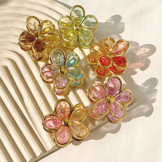 Flower Claw Clip