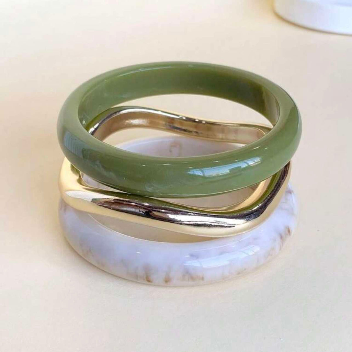 Acrylic Resin Bangle Stack