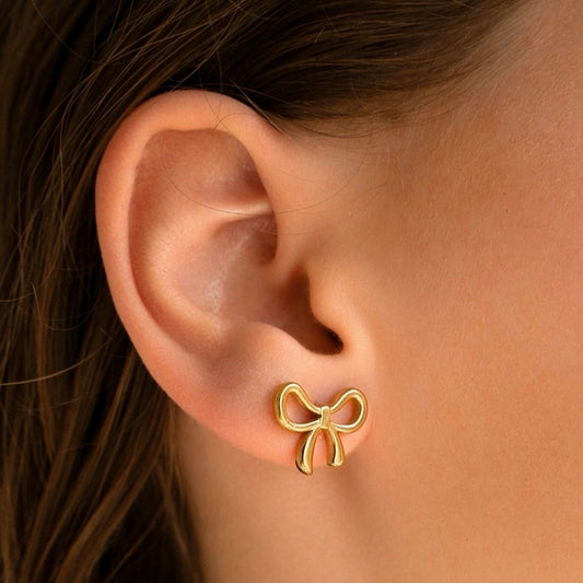 Baby Bow Studs