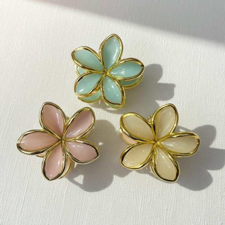 Lotus Claw Clip