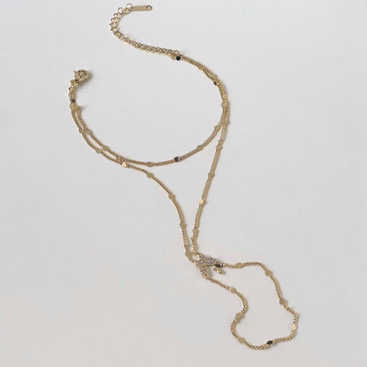 Butterfly Bling Hand Chain