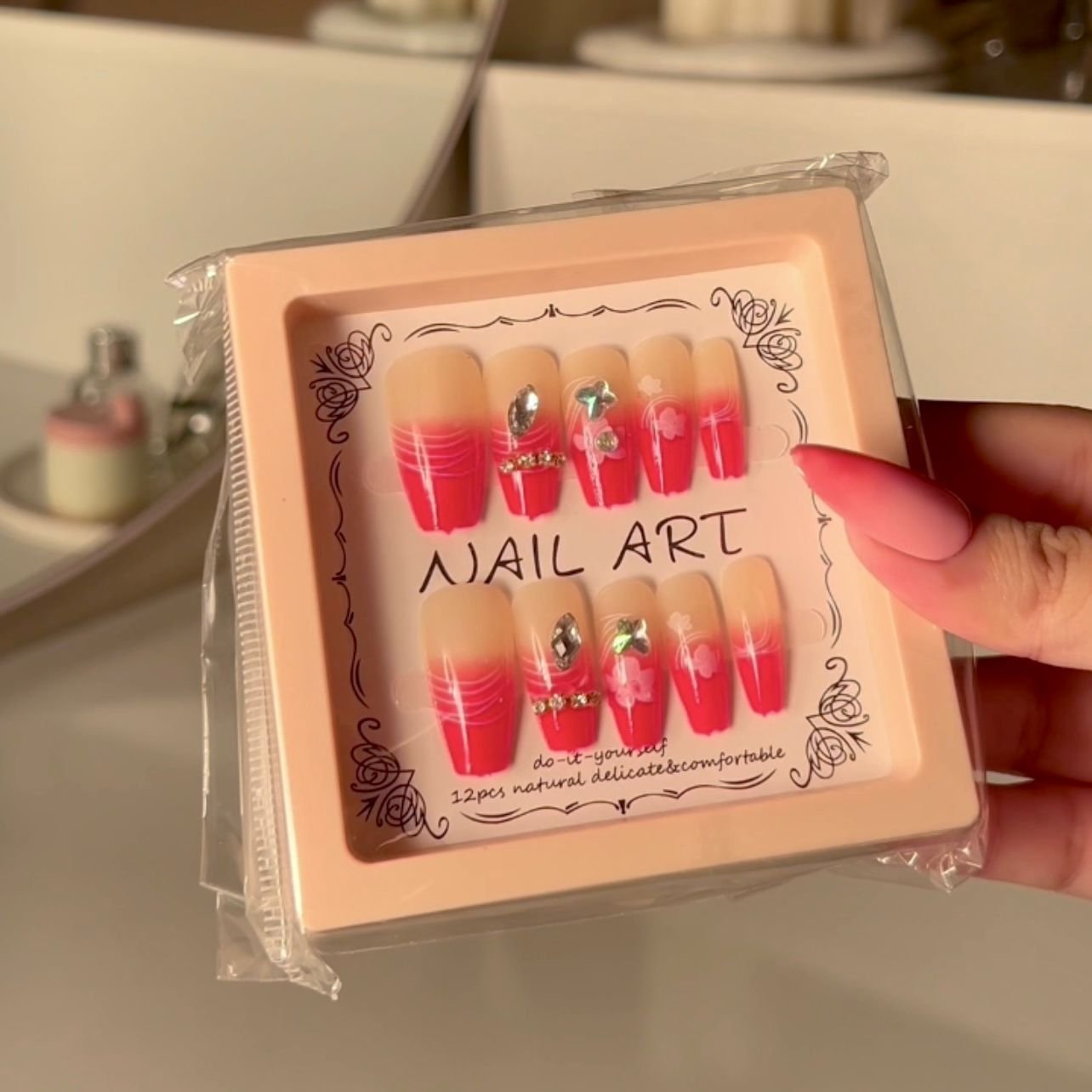 Fuchsia Nail Set