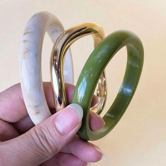 Acrylic Resin Bangle Stack