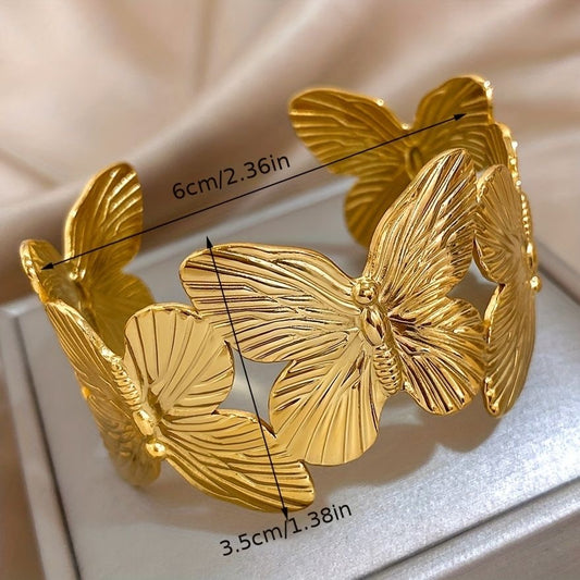 Butterfly Gold Cuff