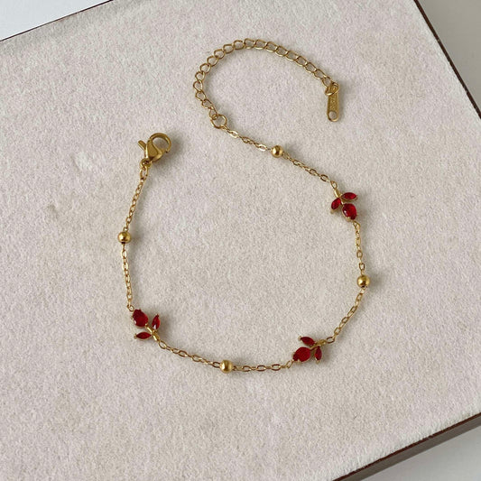 Scarlet Tulip Bracelet
