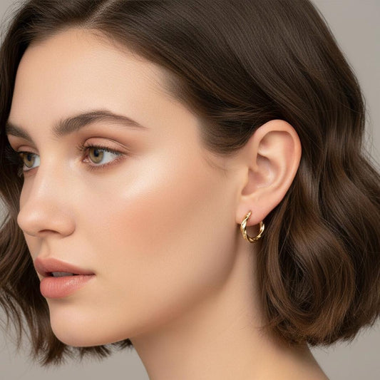 Diah Gold Hoops