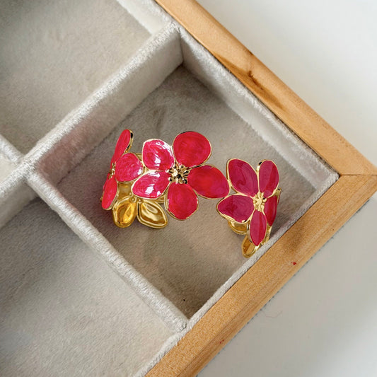 Berry Blossom Cuff