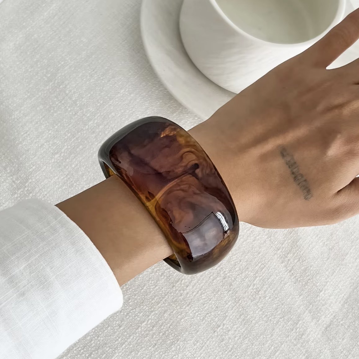 Chunky Resin Bangle