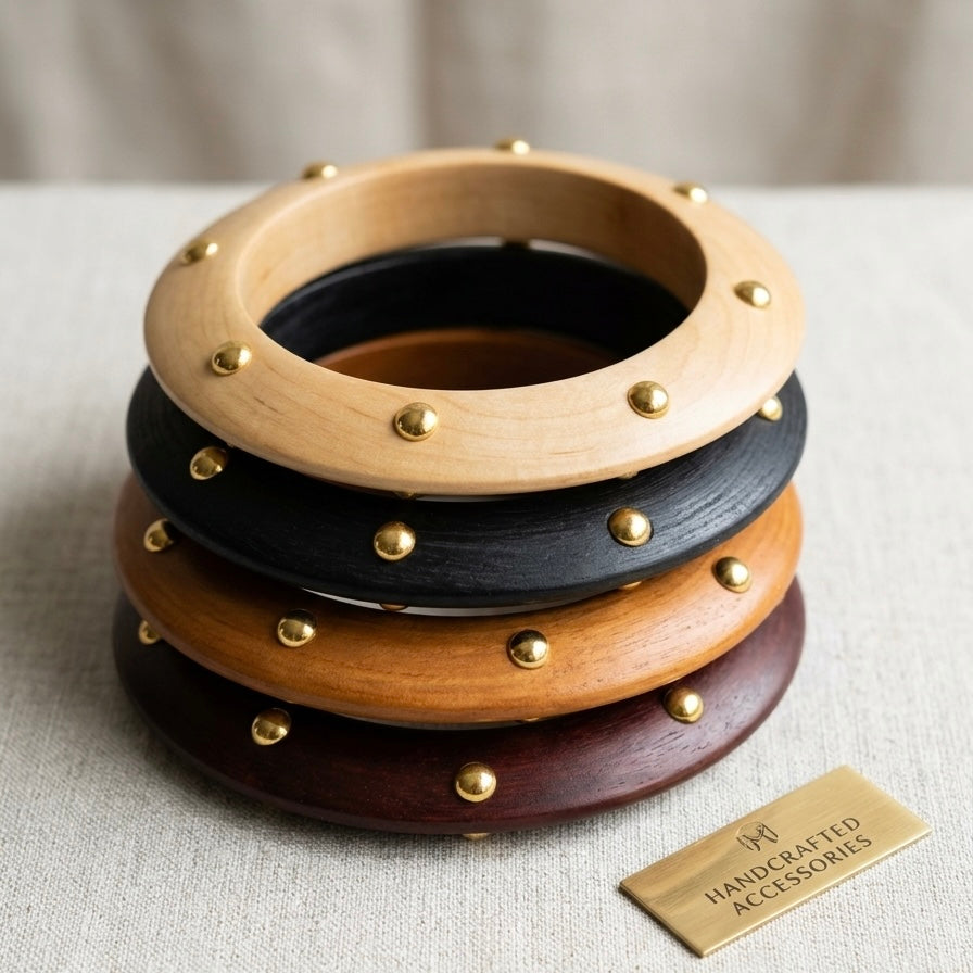 Retro Wood Bangle