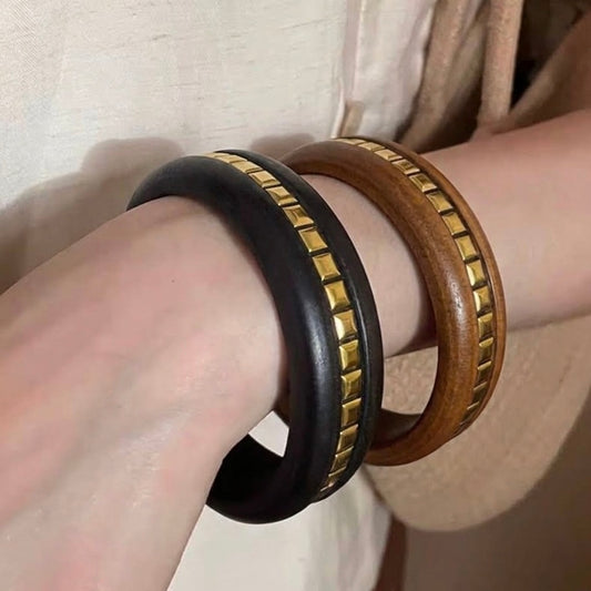 Retro Wood Bangle