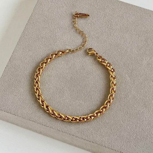 Gold Twist Bracelet