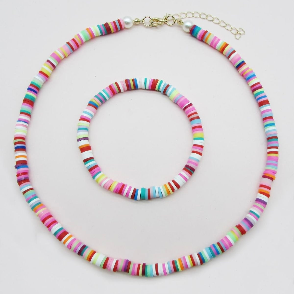 Candy Beaded Necklace & Bracelet