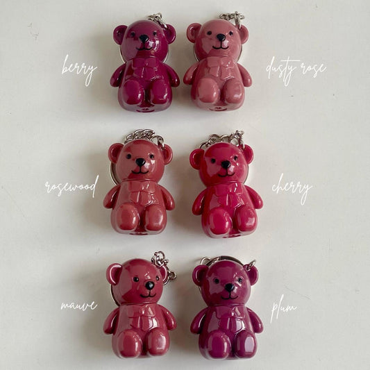 Mini Teddy Gloss Keychain