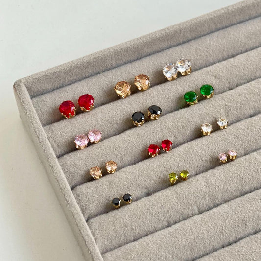 Diamanté Studs Set