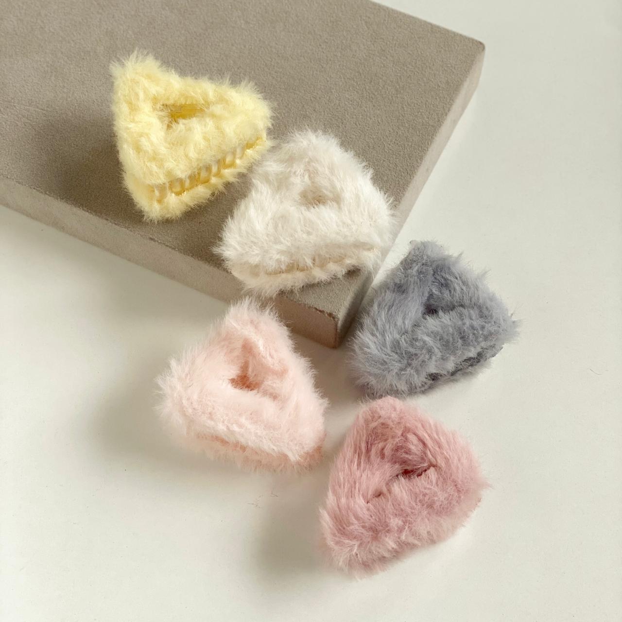 Fuzzy Claw Clip