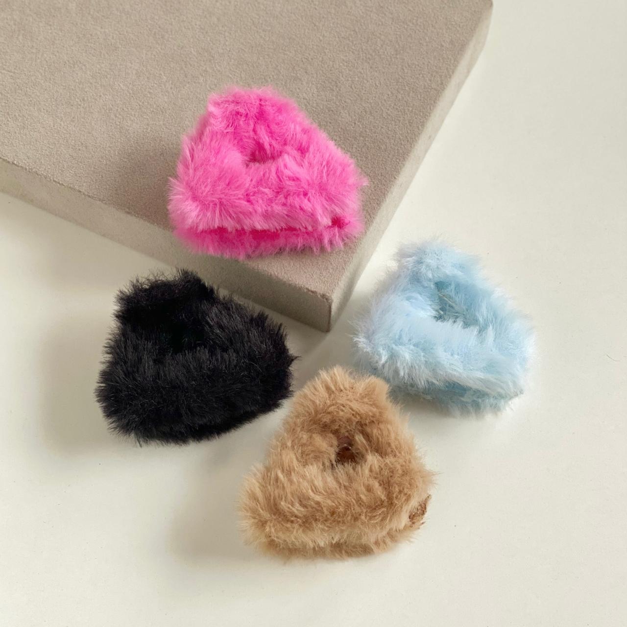 Fuzzy Claw Clip