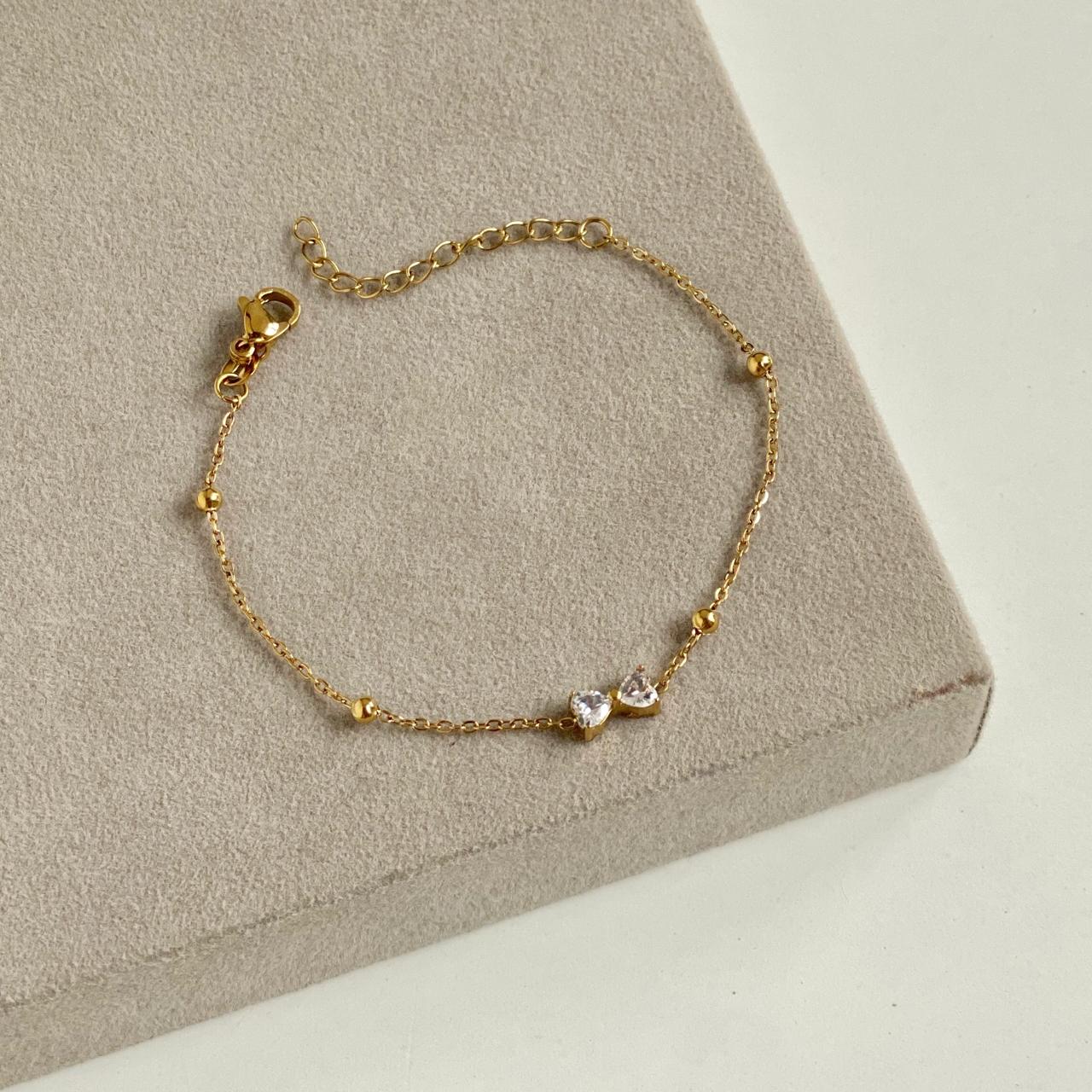Glitzy Bow Bracelet