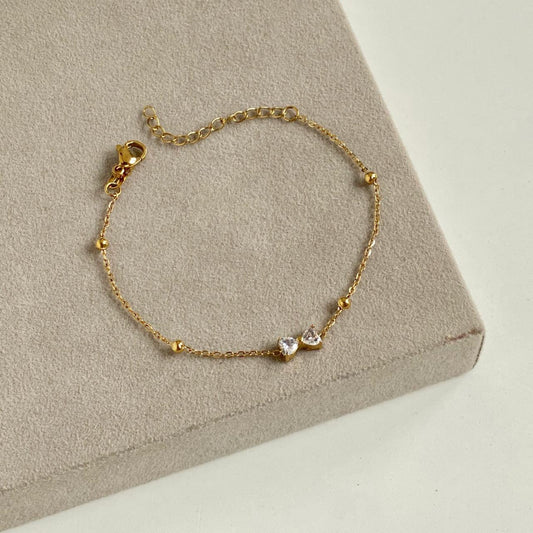 Glitzy Bow Bracelet