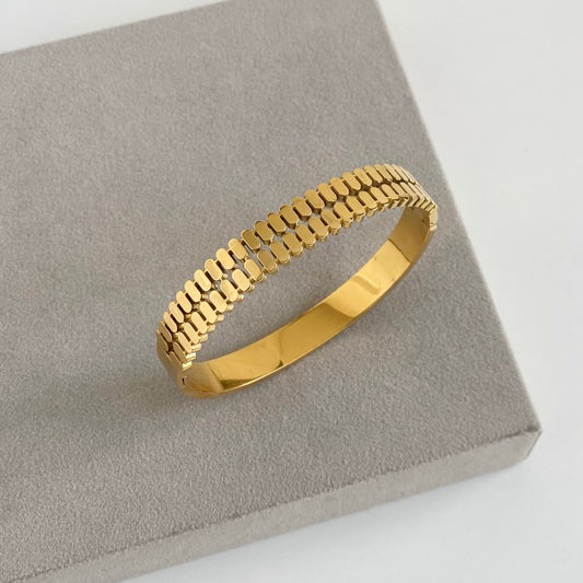 Swirl Gold Bracelet