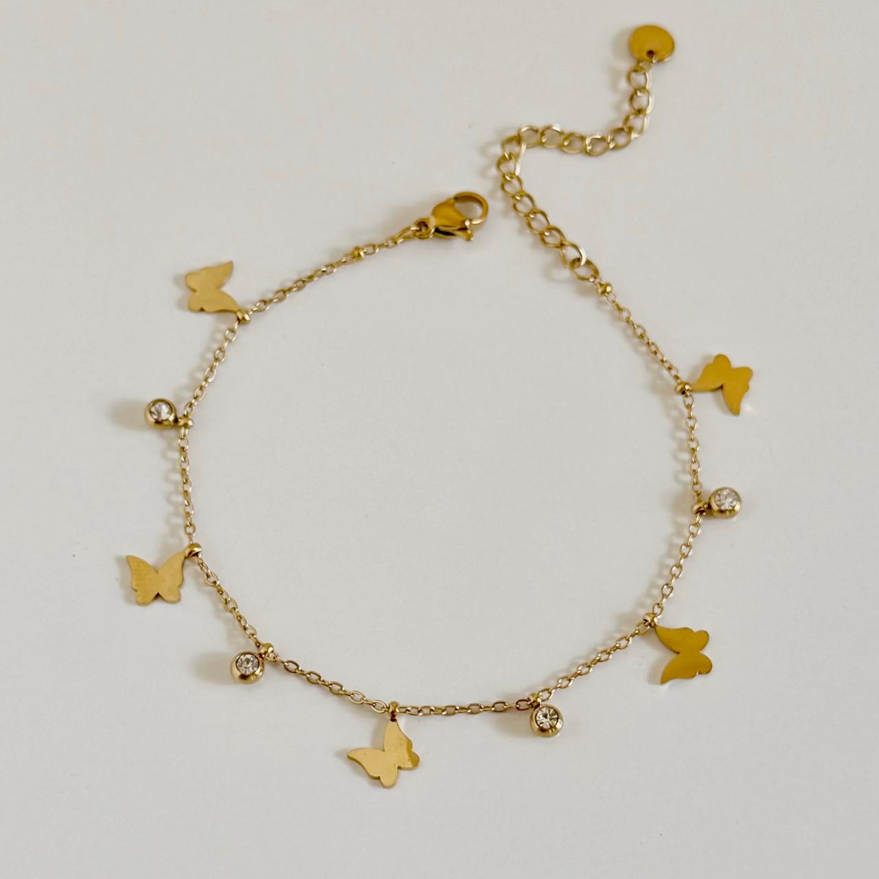 Butterfly Charm Bracelet