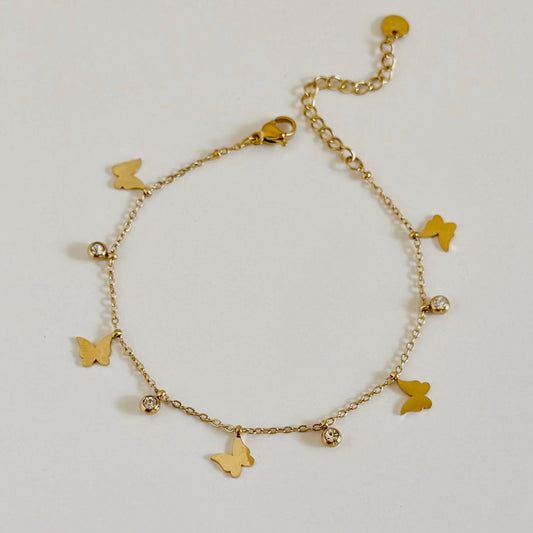 Butterfly Charm Bracelet