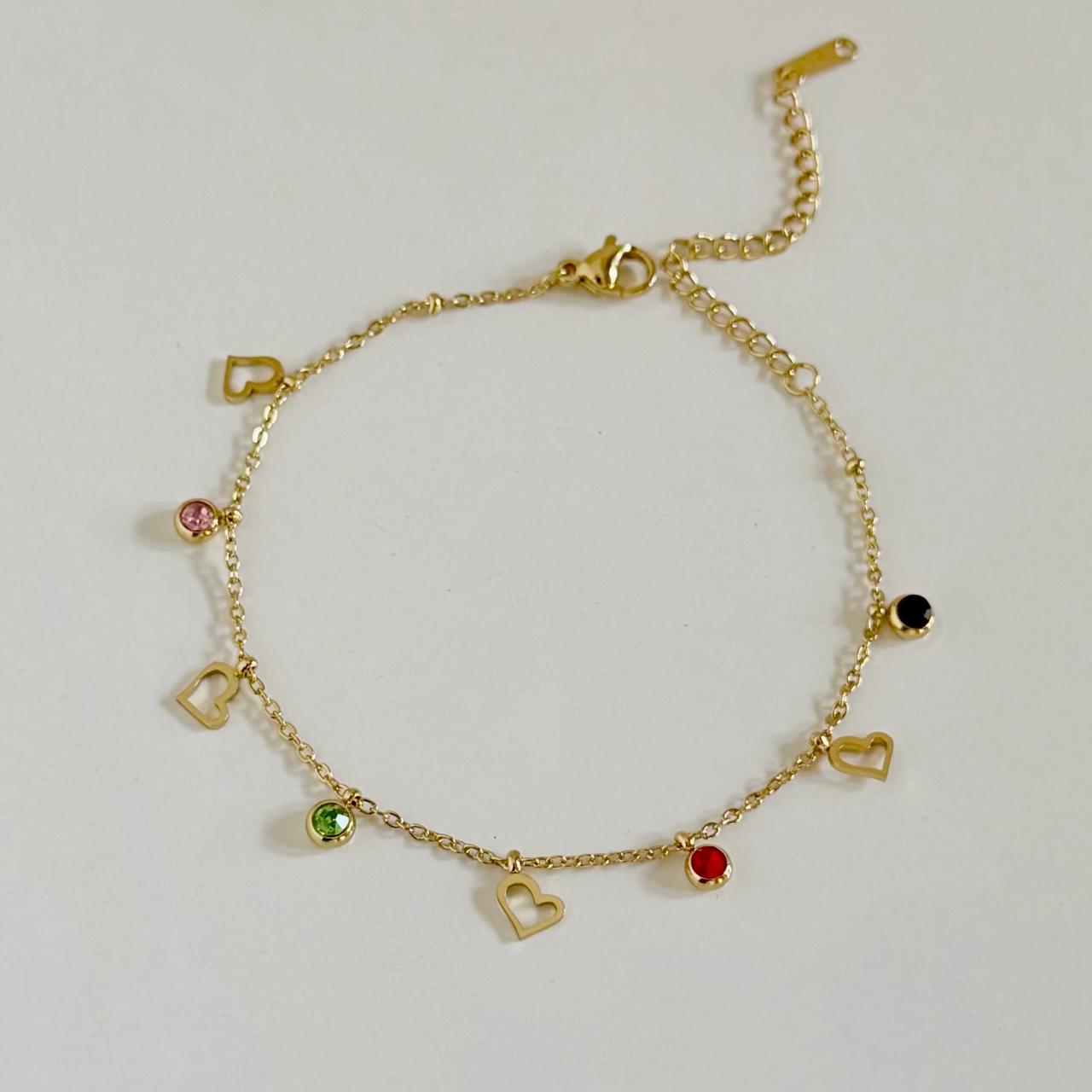 Rainbow Bling Bracelet