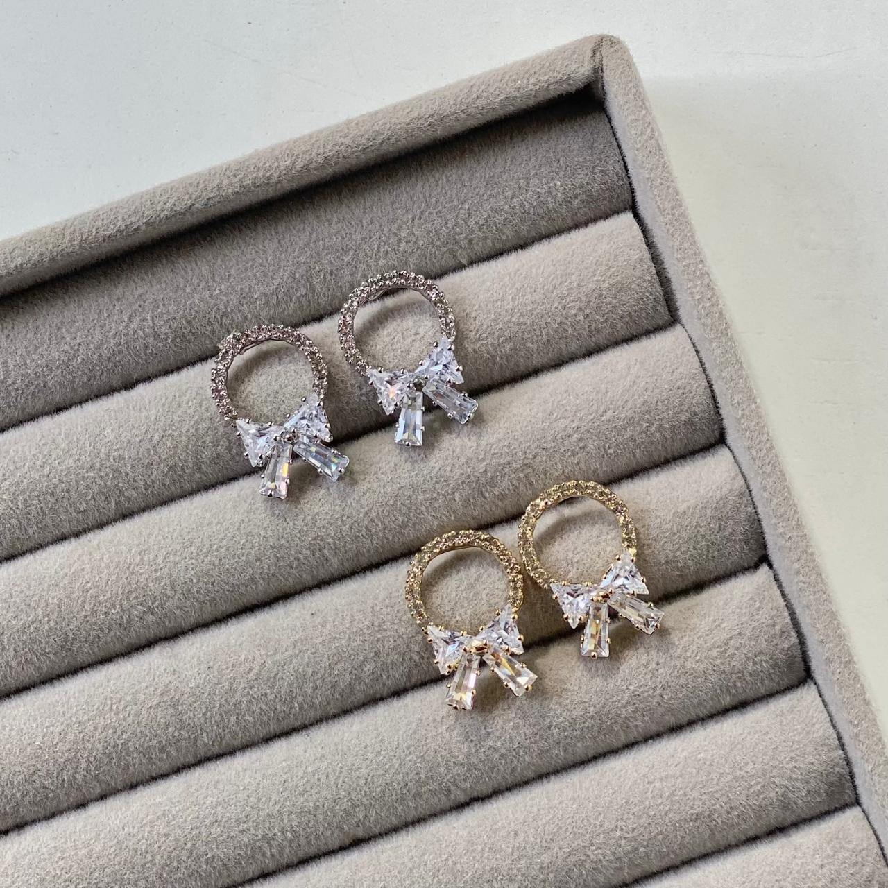Sparkle Bow Earrings
