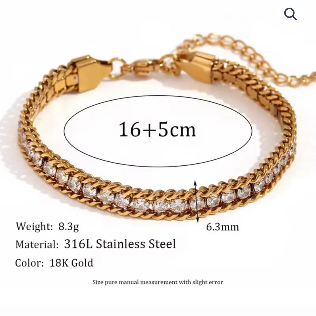 Lamour Zircon Bracelet